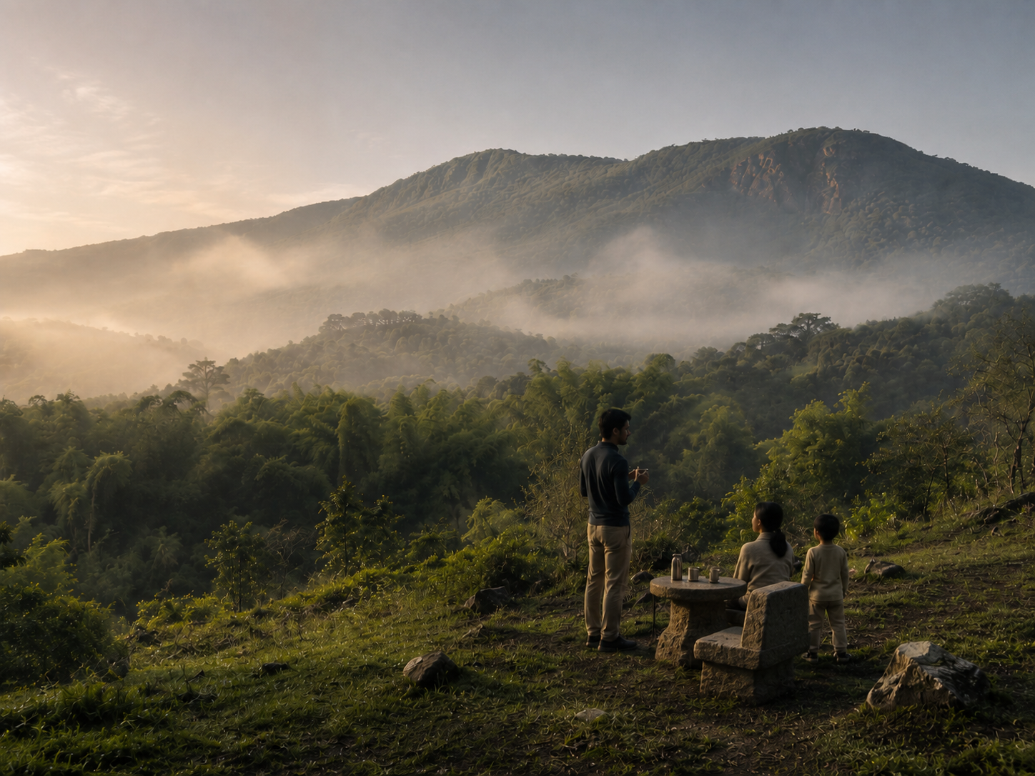 Morning Moment over Anakatti Hills